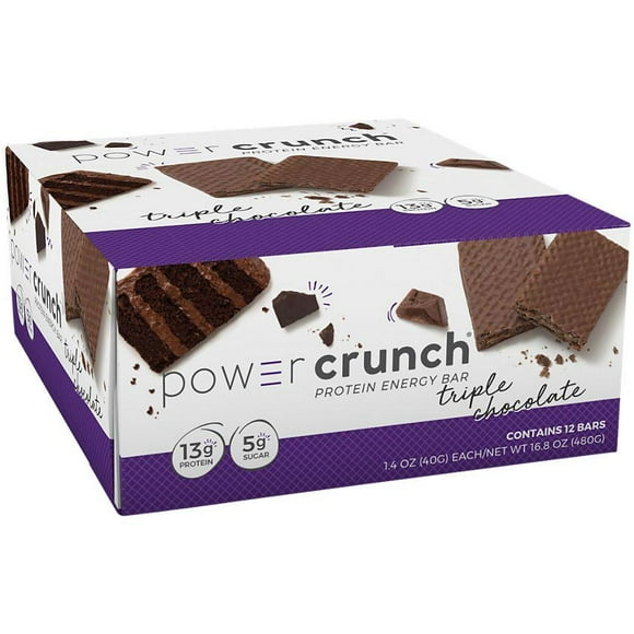 Barras de proteína Bionutritional Research Group Power Crunch 12 barras Bio Nutritional Power Crunch