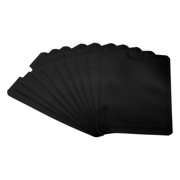 Uxcell RFID Blocking Sleeves Aluminum Identity Theft Prevention Credit Cards Secure Protector Holders Sleeves Black