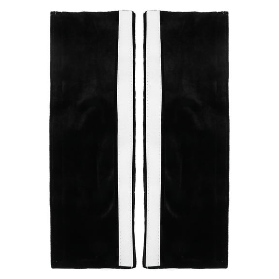 2-Pack Refrigerator Handle Covers, Solid Black Protective Door Handle Covers for Kitchen Appliances, Easy to Install and