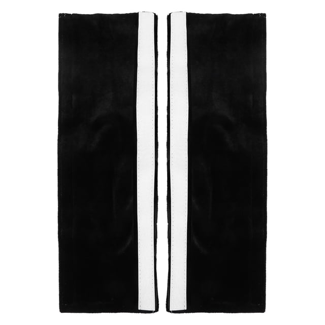 Miangastore 2Pcs Refrigerator Handle Covers Set Creative Soild Color Design Door Handle Protective Kitchen Appliance Covers (Black)