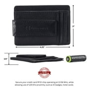 Alpine Swiss Mens RFID Safe Magnetic Money Clip Wallet Slim Front Pocket Wallet