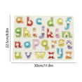 thumbnail image 3 of Wooden Alphabet Puzzle, Shape Matching Board, Educational Puzzle Toy, Kids Learning Puzzle, Cognizant Development Toy, Early Education Puzzle, Alphabet Learning Toy, Montessori Puzzle Board, 3 of 7