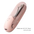 thumbnail image 3 of Enfriador de aire de mano, ventilador personal plegable de 3 velocidades, ultra silencioso, rosa), 3 of 5