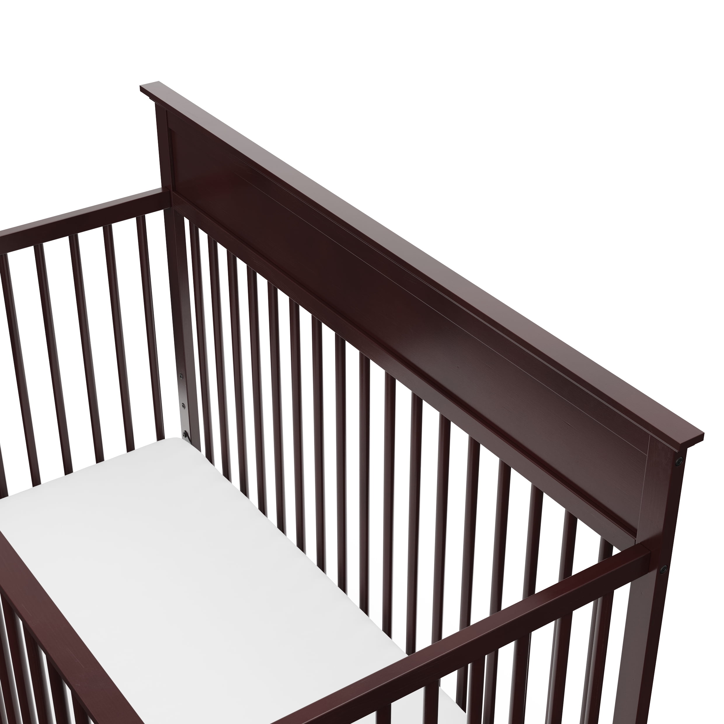 Storkcraft Horizon 5-in-1 Convertible Baby Crib, Espresso