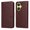 Brown, variant on Wallet Phone Case for OnePlus Nord CE 3 Lite with Card Holder and Stand Function Pink