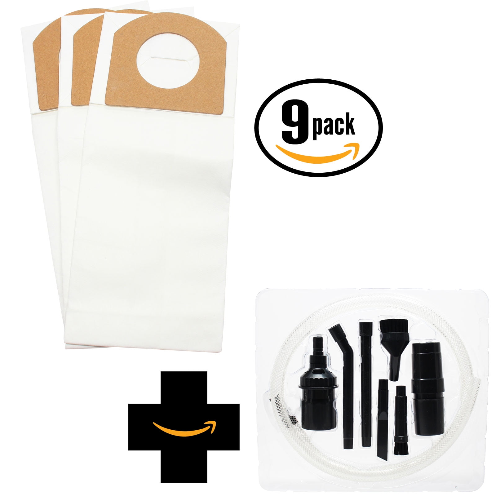 27 Replacement Dirt Devil Ultra Corded Bagged Handheld Vacuum M08230RED Vacuum Bags with 7Piece