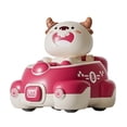 thumbnail image 1 of Inertia Sliding Toy Car Cartoon Animal Shape with Candy Storage Hole Fun Educational Promotes Imagination Hand-Eye Coordination Baby Car Toy Kids Birthday Gift, 1 of 6