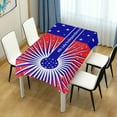 thumbnail image 7 of Coolnut Independence Day Rectangle Tablecloth Spill-Proof Polyester Table Cloth Table Cover for Kitchen Dining Picnic Holiday Party Decoration,54"x54", 7 of 7