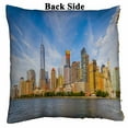 thumbnail image 2 of PKQWTM Lower Manhattan New York City United States America Reversible Mermaid Cushion Cover Home Decor Sequin Pillow Case Size 20x20 inches, 2 of 2