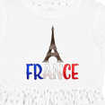 thumbnail image 4 of Inktastic France Eiffel Tower Flag in Text Girls Toddler Dress, 4 of 5