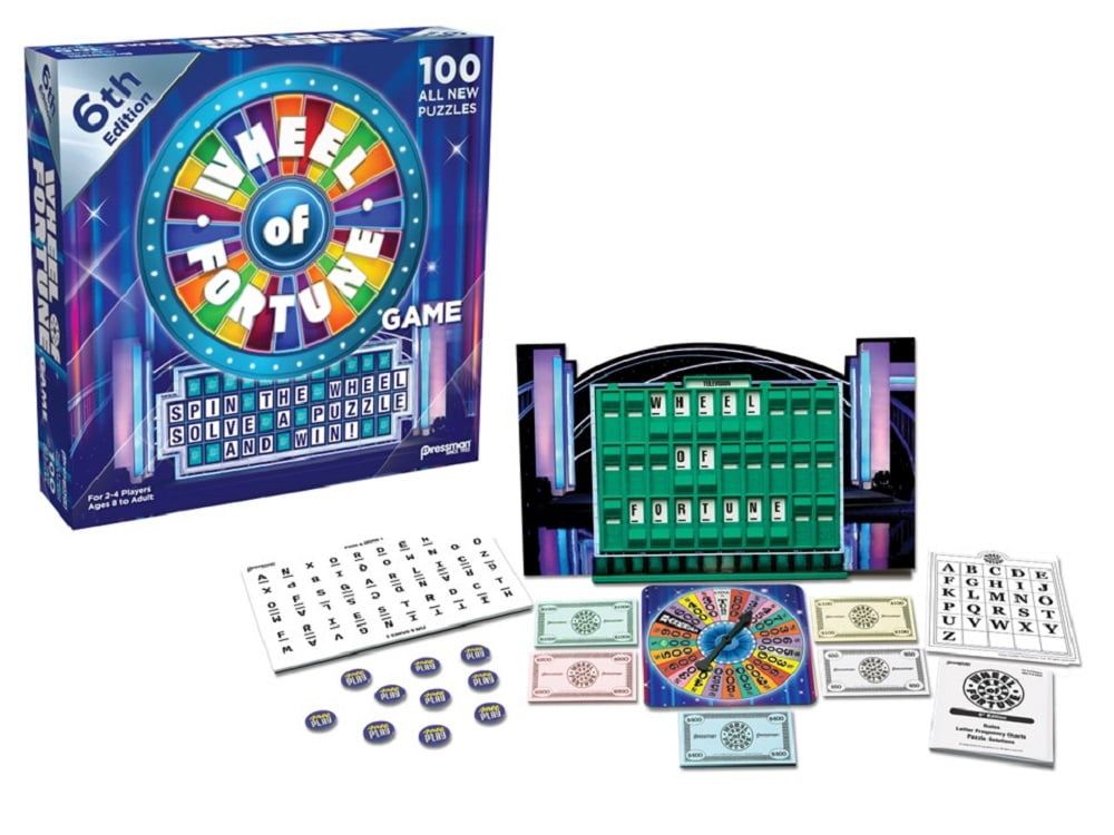 Pressman Wheel of Fortune Game: 6th Edition, TV Show Based Party