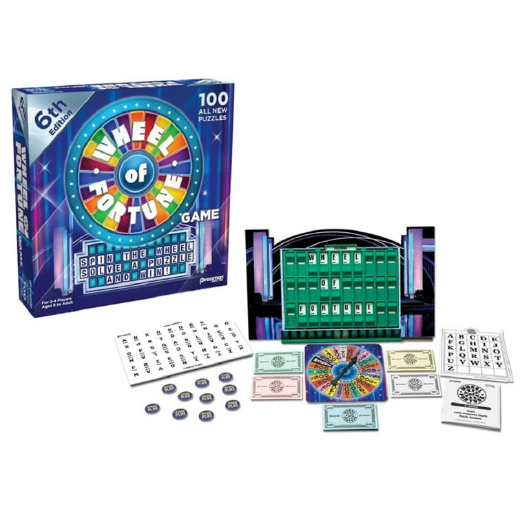 Pressman Wheel of Fortune Game: 6th Edition, TV Show Based Party