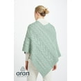 thumbnail image 7 of Aran Knitted Poncho Women's SuperSoft Merino Wool Irish Cape Made in Ireland, One Size, 7 of 7