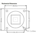 thumbnail image 6 of Lens Board OV5647 Sensor for Raspberry Pi Camera, Arducam Adjustable and Interchangeable Lens M12 Module, Focus and Angle Enhancement for Raspberry Pi 4/3/3 B+, 6 of 7