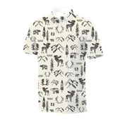 Mens Performance Short Sleeve Button Up Quick Dry Shirt 50+ UPF Wild Out Doors, Wild Out Doors, Size: 2X, Momentum Comfort Gear