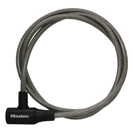 Master Lock Cable Lock, Keyed Bike Lock, 6 ft. Long, 8154DPF