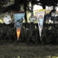 thumbnail image 1 of Banderín para tienda de campaña, diseño de escena al aire libre, bandera colgante triangular (E), 1 of 4