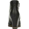 thumbnail image 4 of Women's SOUL Naturalizer Haley Wedge Bootie Black Smooth Polyurethane 10 W, 4 of 6