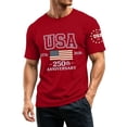 thumbnail image 4 of Trgacdwlo 1776-2026 250th Anniversary USA Shirt American Flag Mens 4th of July Shirt Short Sleeve 250th America Patriotic Shirts, 4 of 6