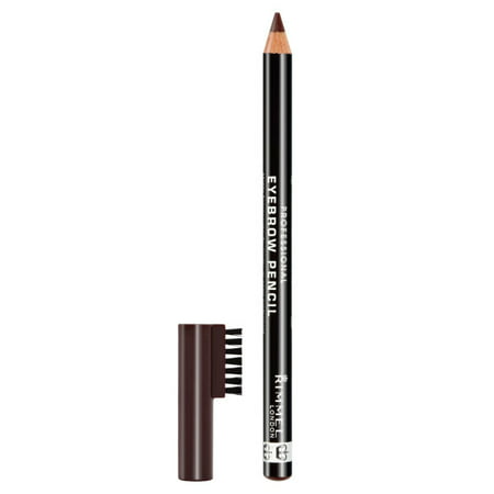 Rimmel Professional Eyebrow Pencil, Dark Brown (Best Grey Eyebrow Pencil)