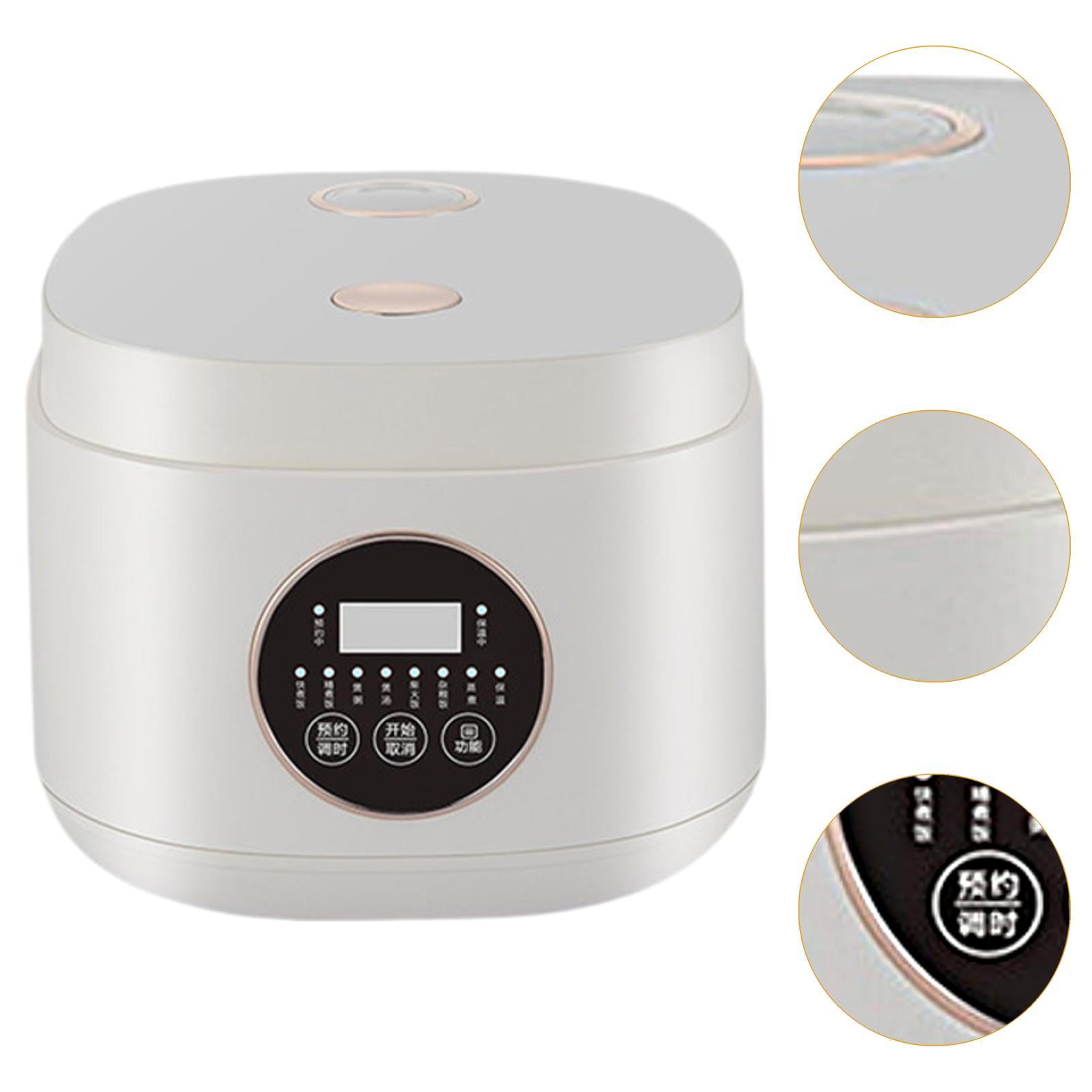 Fiocias Electric Rice Cooker Rice Cooking Pot Portable Auto Keep Warm Multifunctional 2L