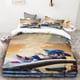 thumbnail image 4 of Funda nórdica 3D exquisita caricatura Sonic Anime patrón impresión digital juego de cama edredón cama jóvenes niños niñas niños regalo, 4 of 4