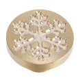 thumbnail image 4 of Methold Sello de cera de copo de nieve retro Sello de latón Diámetro de la cabeza. 2,5 cm cartulina No.1, 4 of 5