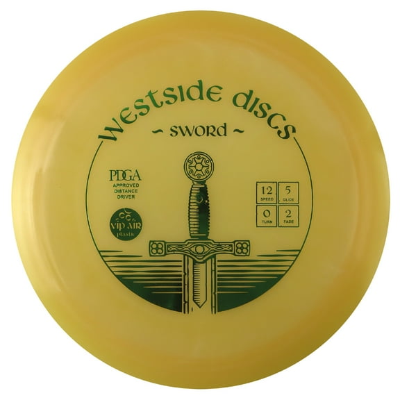 Westside Discs VIP Air Sword 150-159g Distance Driver Golf Disc [Colors may vary] - 150-159g