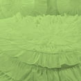 thumbnail image 3 of D.N.G. BEDDINGS 5 Piece 100% Egyptian Cotton Circle Ruffle Comforter Set, 550 GSM Filled Microfiber - King/Cal-King Size, Sage Color - 800 Thread Count, 3 of 5