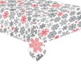 thumbnail image 1 of Manteles de algodón ABPHQTO copos de nieve Feliz Navidad 150x300 cm, 1 of 3