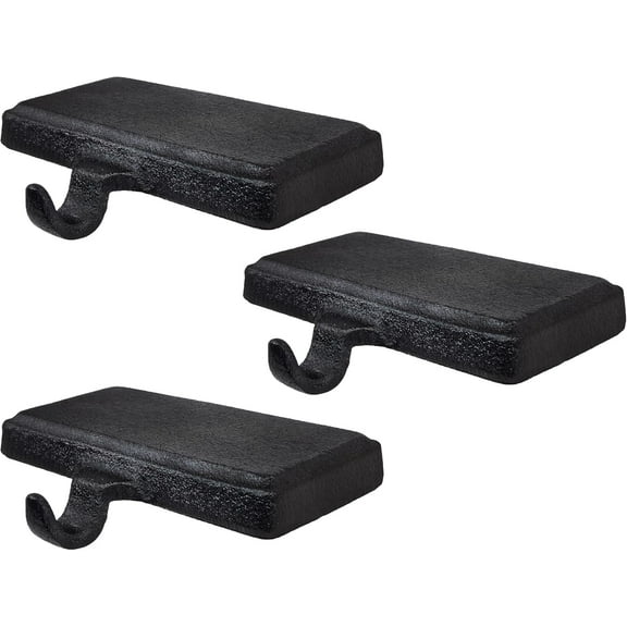 Lulu Decor, Christmas Stocking Holders, set of 3, each weighs 2 lbs (Hook 5.50" 3 pcs)