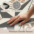 thumbnail image 6 of ODIKA 9'x12' Washable Area Rug Farmhouse Vintage Lone Border Southwestern Door Distressed Motif Playful for Dining Room, Basement, Large Office, Non-Slip Chair-Friendly, 6 of 7