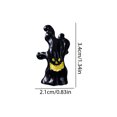 thumbnail image 2 of Spooky Halloween Decor, 1.5 Inch Small Ghost Pumpkin Face Resin Figurine for Halloween Desk Decor, Cute Mini Halloween Decoration for Home Office Mantel Indoor Display, 1 Pack, 2 of 2