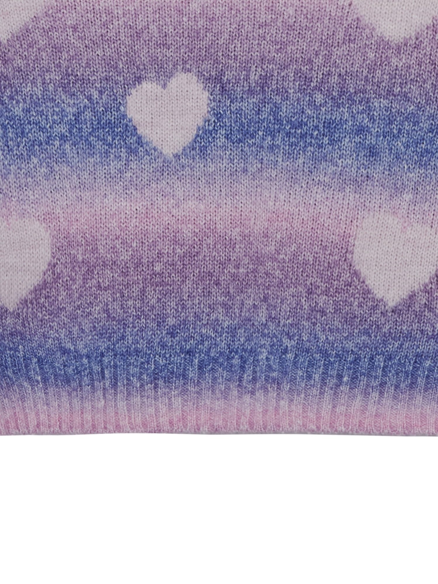 Planet Gold Girls Bow Print Ombre Sweater, Sizes 12M-18