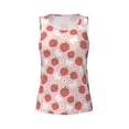 thumbnail image 6 of Sigee Floral Strawberr for Women's Workout Tank Top,Running Tank Tops,Sleeveless Gym ClothesXX-Large, 6 of 8