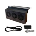 thumbnail image 2 of Ventilador Ventilación Solar para Coche Ventilador Escape Refrigeración para Coche Ventilador Escape Refrigeración para Ventilación Coche Verano (negro), 2 of 9
