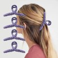 thumbnail image 5 of Hair Claw Beautiful Lines Simple Retro Classic Hair Clips, 5 of 5