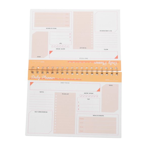 UPGRATOR Cuaderno De Planificación Diario Con Espiral Para Organizar Estudio Y Trabajo