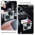 thumbnail image 4 of Qxltty Watercolor Style Black Wolf Car Dumpster Collapsible Rear Seat Suspension Trash for Front Seat Center Console in Vehicle, 4 of 8
