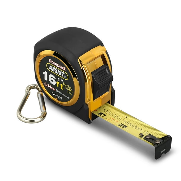ASSIST 16ft Tape Measure Inches and Metric Measurement Double Sided