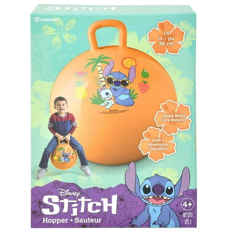 Disney Stitch 15" Hopper Ball & Sticker, 5597331UP