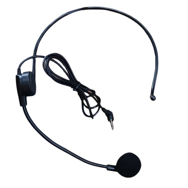 Cable de micrófono montado en la cabeza Auricular Amplificador de brazo con cable flexible