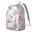 thumbnail image 2 of Vibrant Sunflower Floral Design Backpack with Laptop Sleeve, Spacious College Bookbag for School and Work, Durable Nylon Backpack for Everyday Use, Great Gift Idea, 2 of 5