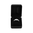 thumbnail image 2 of Arista 1/4 ct Round White Diamond White 3-Stone Engagement Ring in Sterling Silver (I-J, I2-I3), 2 of 5