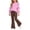 Coffee, variant on Girls Outfit Sets 2 Piece, Pullover Printed Long Sleeve Spring Fall Girls' Clothing Sets Black Size 7-8 T