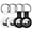 Color-9, variant on Compatible with AirTag Case Keychain Air Tag Holder Silicone AirTags Key Ring Cases Tags Chain Apple GPS Item Finders Accessories 4 Pack