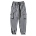 thumbnail image 5 of Men's Cargo Pants Casual Loose Fit Nylon Spandex Blend, Trousers Joggers, Elastic Waist Drawstring Straight Leg, Quick Dry Breathable Lightweight, Outdoor Hiking Workout Daily, 5 of 8