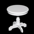 thumbnail image 3 of White Mini Round Wood Table for 1 12 Scale Kids Playing Use Traditional Design with Excellent Workmanship, 3 of 6