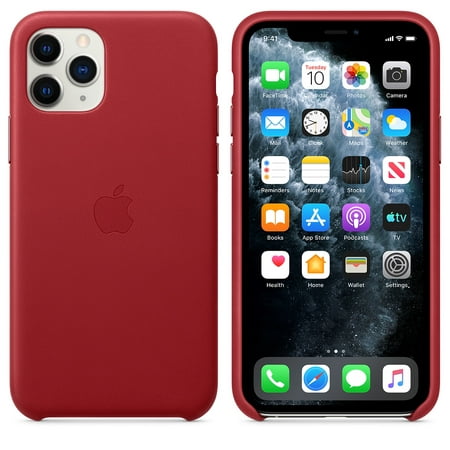UPC 190199269569 product image for iPhone 11 Pro Leather Case - (PRODUCT)RED | upcitemdb.com