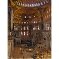 thumbnail image 2 of Sargent, John Singer 25x32 Black Ornate Wood Framed with Double Matting Museum Art Print Titled - Santa Sofia, 2 of 4